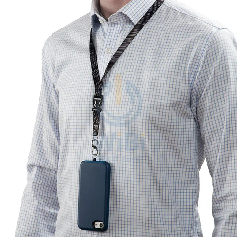NiteIze Hitch® Phone Anchor + Lanyard - Black - Black