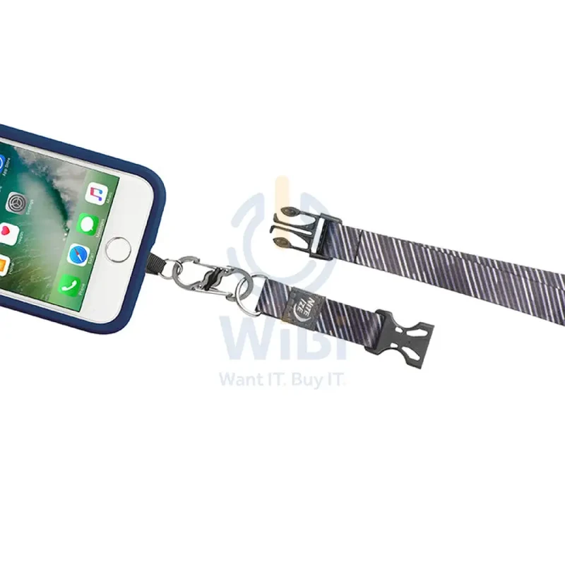 NiteIze Hitch® Phone Anchor + Lanyard - Black - Black