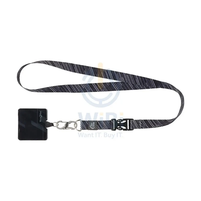 NiteIze Hitch® Phone Anchor + Lanyard - Black - Black