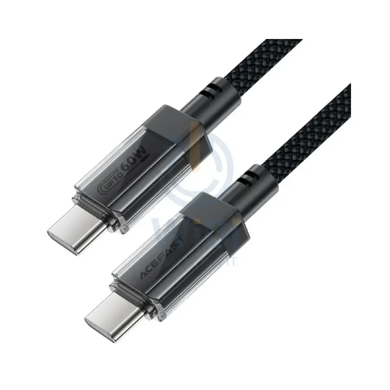 ACEFAST C12-03 USB-C to USB-C Charging Data Cable - 1.2m / 60W / Black