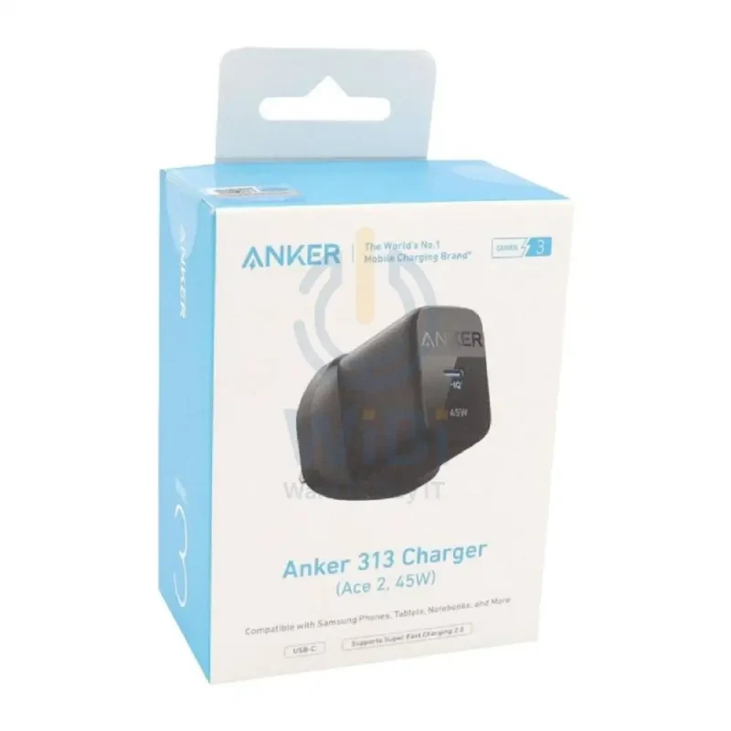 Anker 313 Wall Charger - 45W / USB-C / Black