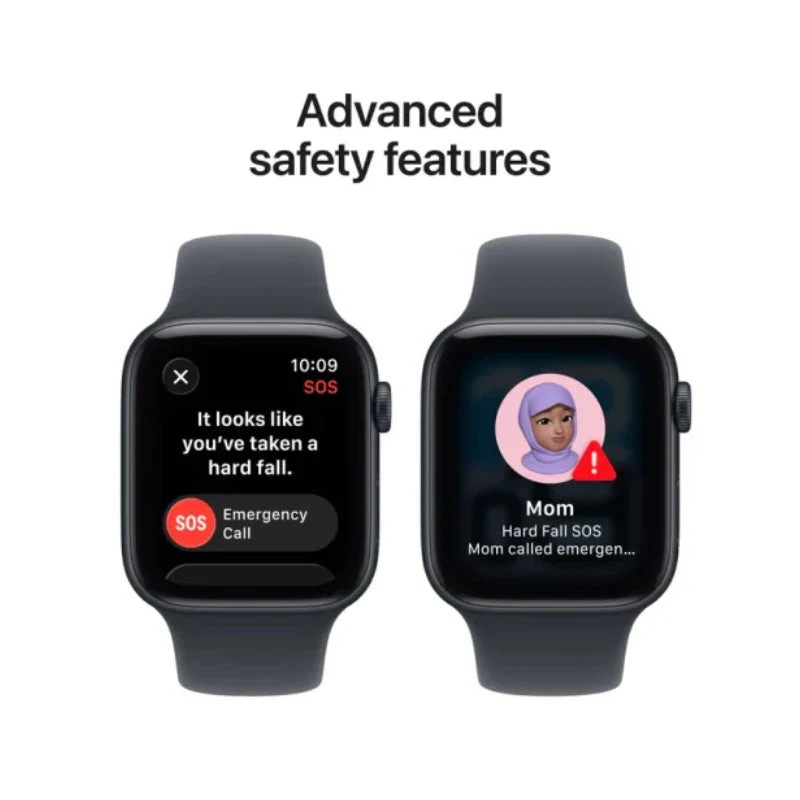 Apple Watch Series SE 3 - OLED / 64GB / 44mm / Bluetooth / Wi-Fi / Medium/Large / Midnight Aluminium Case With Midnight Sports Band