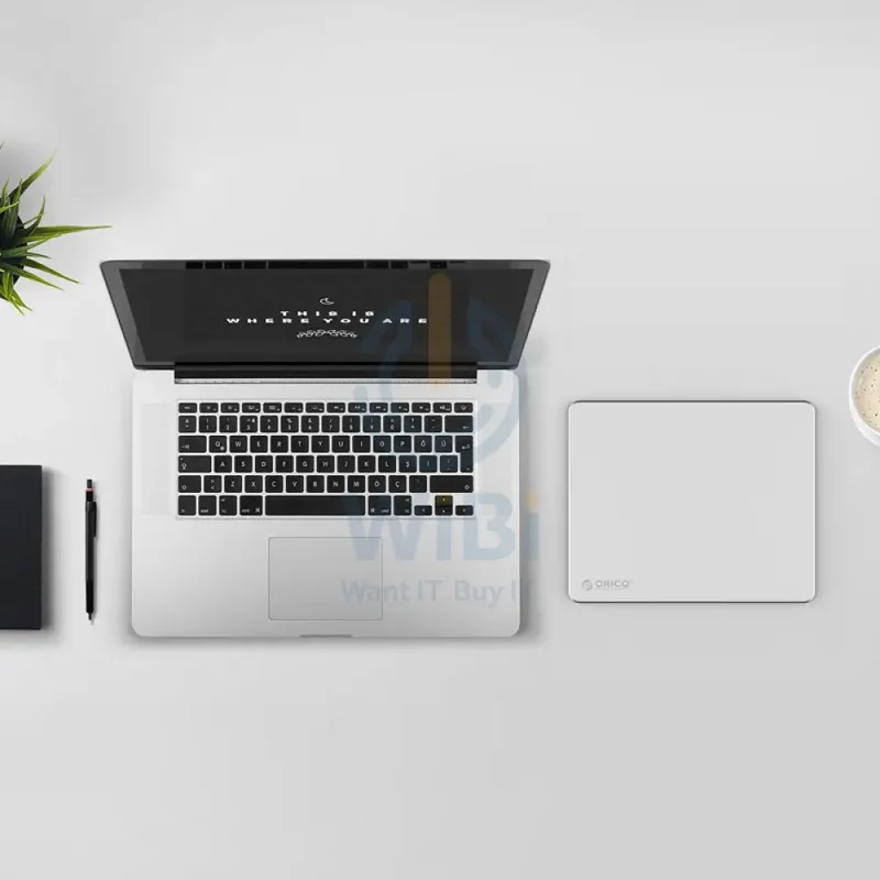 ORICO Mini Aluminum Alloy Mouse Pad - Silver