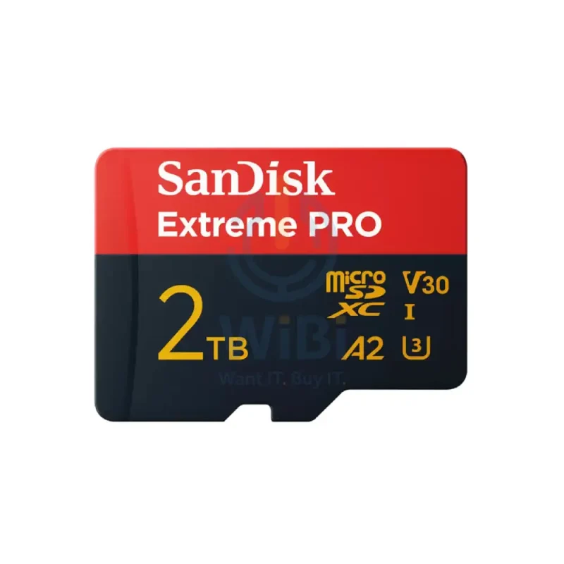 SanDisk Extreme PRO microSDXC UHS-I CARD with Adapter - 2TB / Up to 250 MB/s