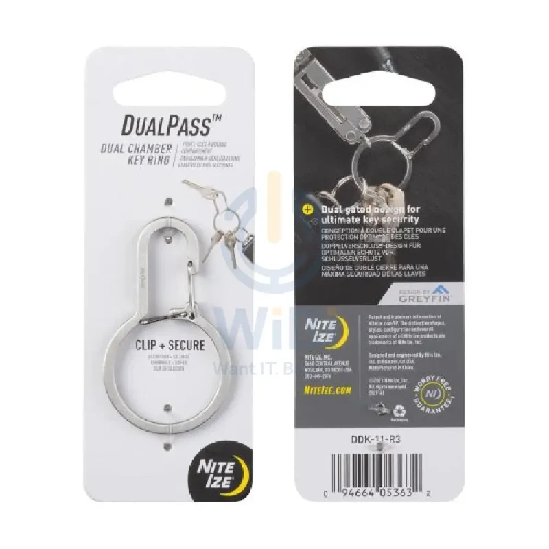 NiteIze DualPass Dual Chamber Key Ring