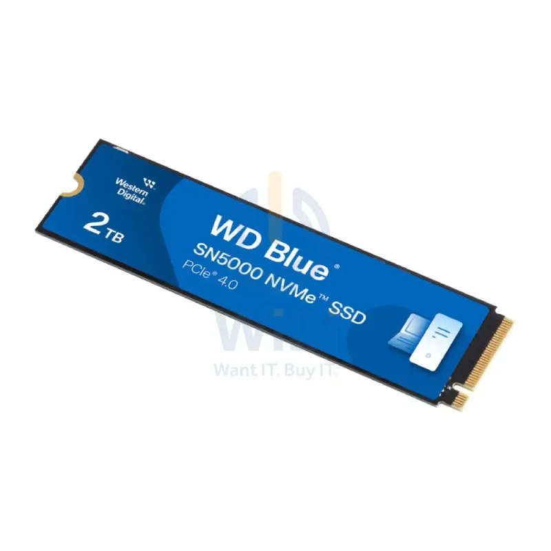 WD Blue SN5000 NVMe SSD - 2TB / Up to 5,150MB/s / M.2 2280 / PCIe Gen4 x4 - SSD (Solid State Drive)