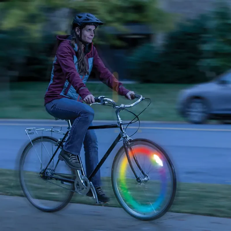 NiteIze SpokeLit® Rechargeable Bike Wheel Light - Disc-O Select™