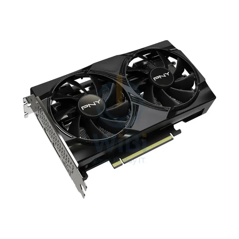 PNY NVIDIA GeForce RTX 5060 8GB OC Dual Fan Graphics Card - 8GB / GDDR7 / 128-bit / PCIe 5.0 / DisplayPort 2.1 / HDMI 2.1 / One Year Warranty