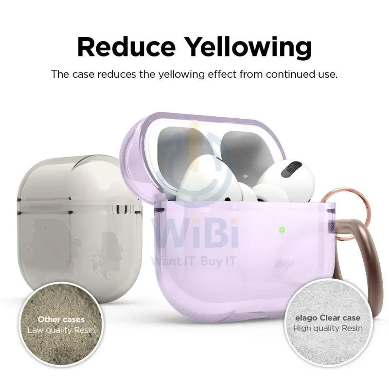 Elago AirPods Pro Clear Case - Lavender