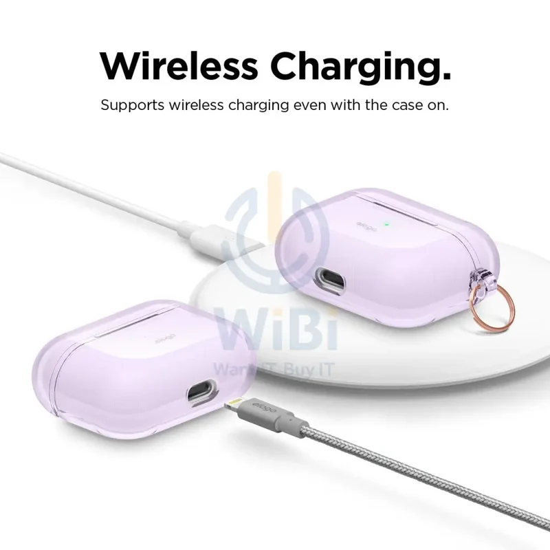 Elago AirPods Pro Clear Case - Lavender