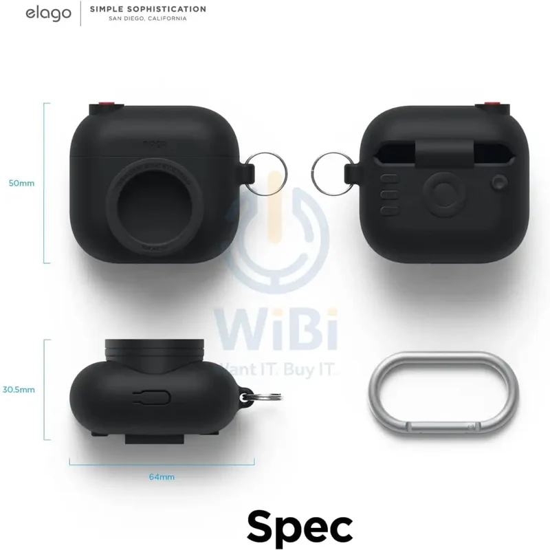 Elago AirPods 3 SnapShot Case - Black