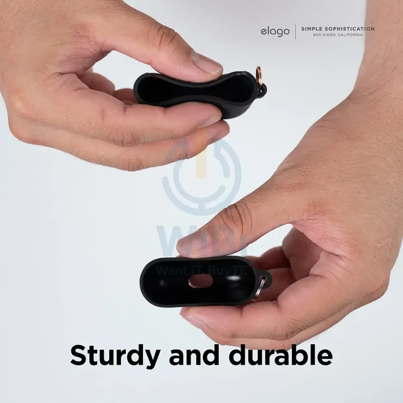 Elago AirPods 3 Liquid Hybrid Basic Hang Case - Stone