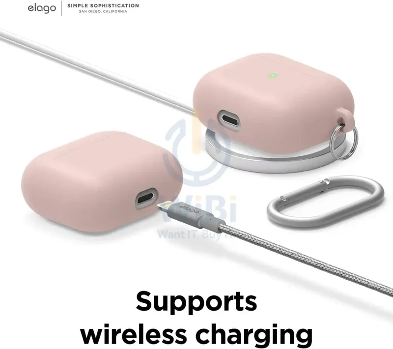 Elago AirPods 3 Liquid Hybrid Basic Hang Case - Lovely Pink