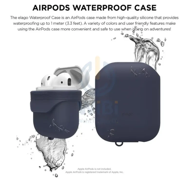 Elago AirPods 1&2 WaterProof Case - Jean Indigo
