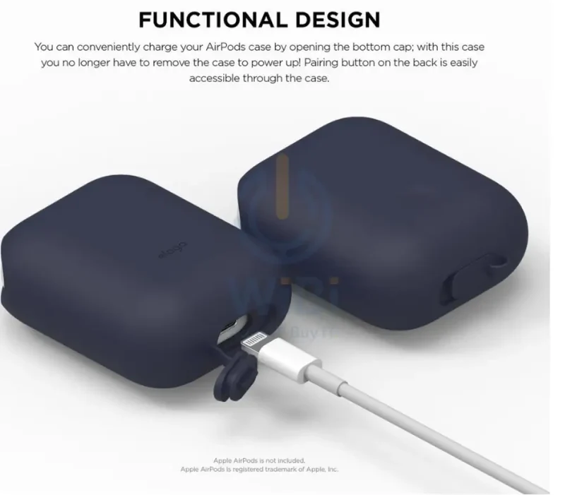 Elago AirPods 1&2 WaterProof Case - Jean Indigo