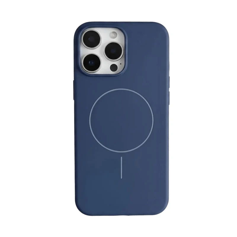 Silicon Case - For Apple iPhone 16 Pro Max / Dark Blue