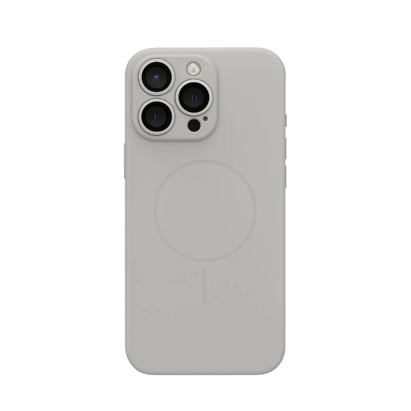 Silicon Case - For Apple iPhone 16 Pro Max / Grey