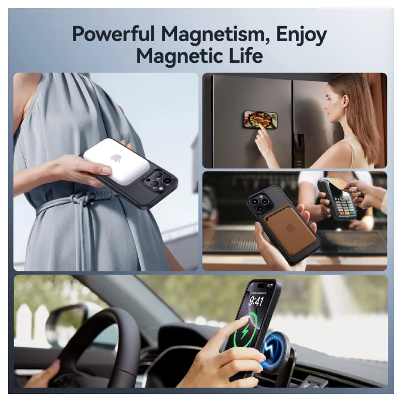 CASEKOO Magnetic Case For Apple iPhone 16 Pro Max - Black