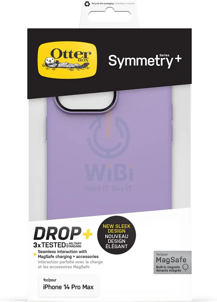 OtterBox iPhone 14 Pro Max Symmetry Plus MagSafe Case - Purple