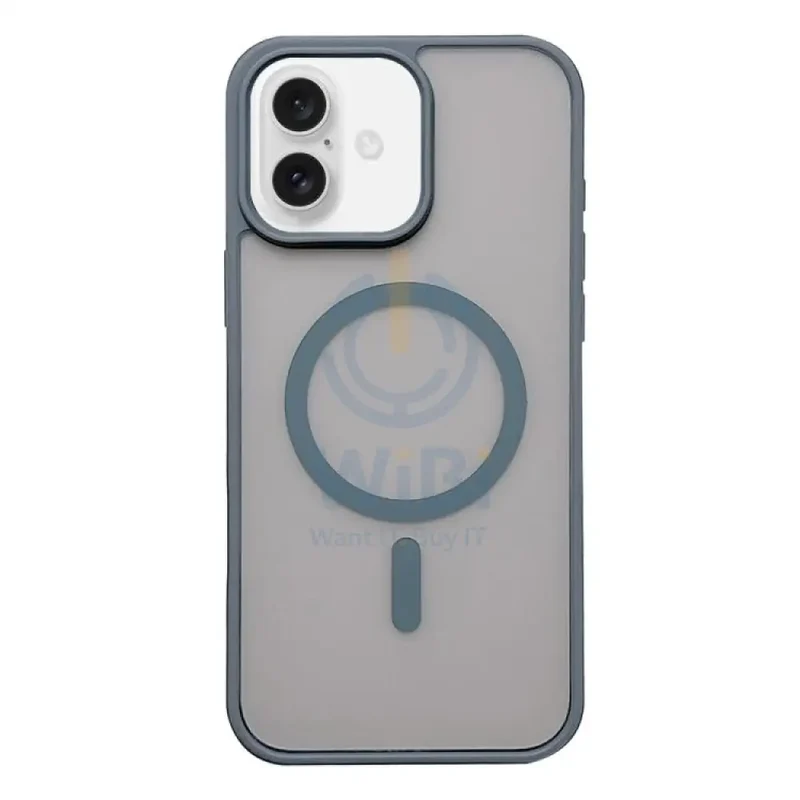 Magsafe Frosted Phone Case for iPhone 17 - Grey