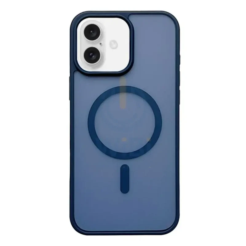 Magsafe Frosted Phone Case for iPhone 17 - Dark Blue