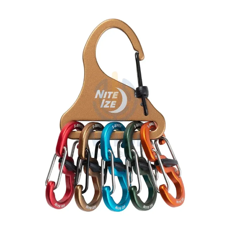 NiteIze Aluminum S-Biner KeyRack Locker - Assorted