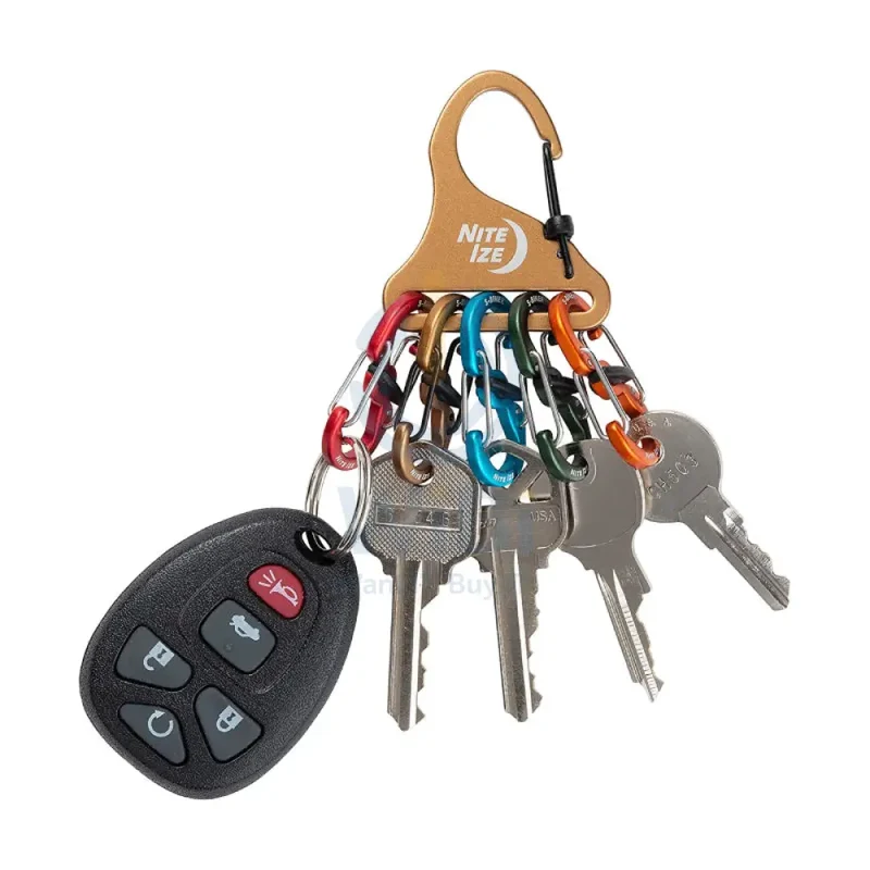 NiteIze Aluminum S-Biner KeyRack Locker - Assorted