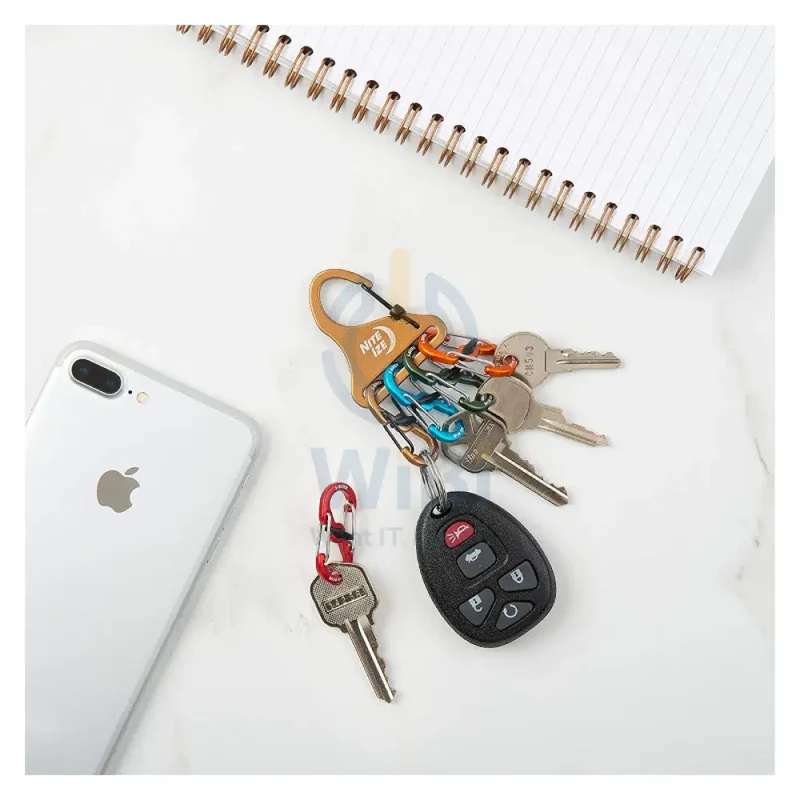 NiteIze Aluminum S-Biner KeyRack Locker - Assorted