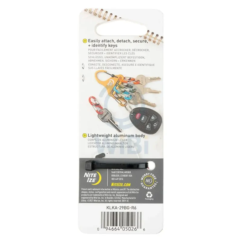 NiteIze Aluminum S-Biner KeyRack Locker - Assorted