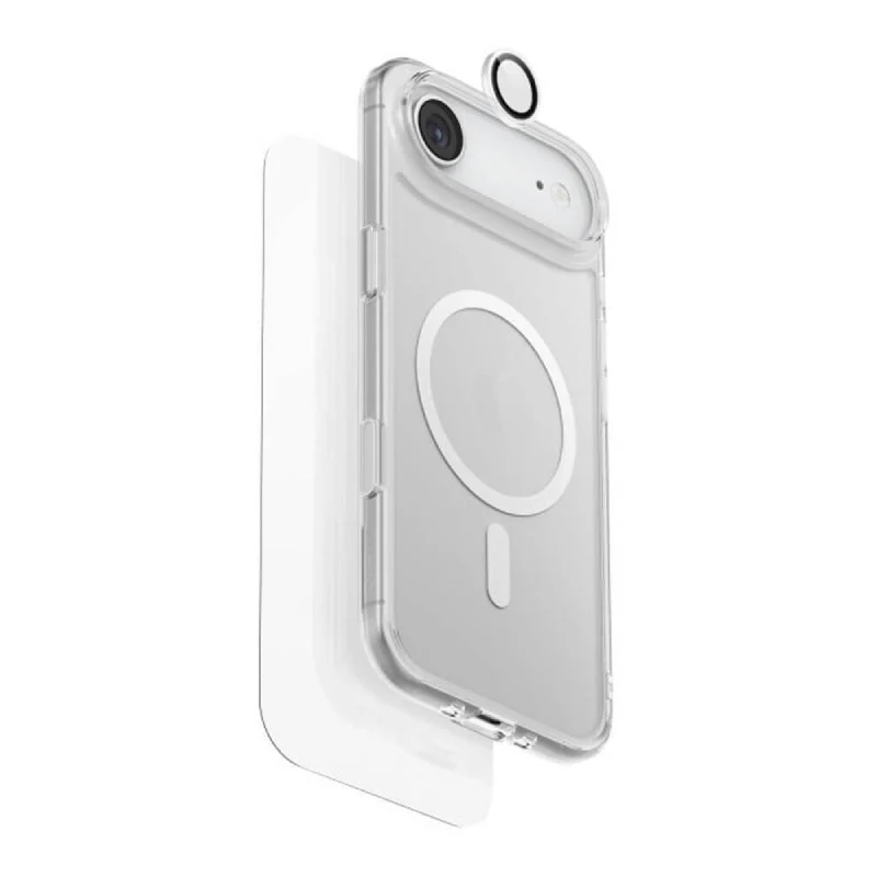 Uniq Hybrid Magclick Charging Clearvue 360 Essential Bundle Pack for Apple iPhone Air - Clear