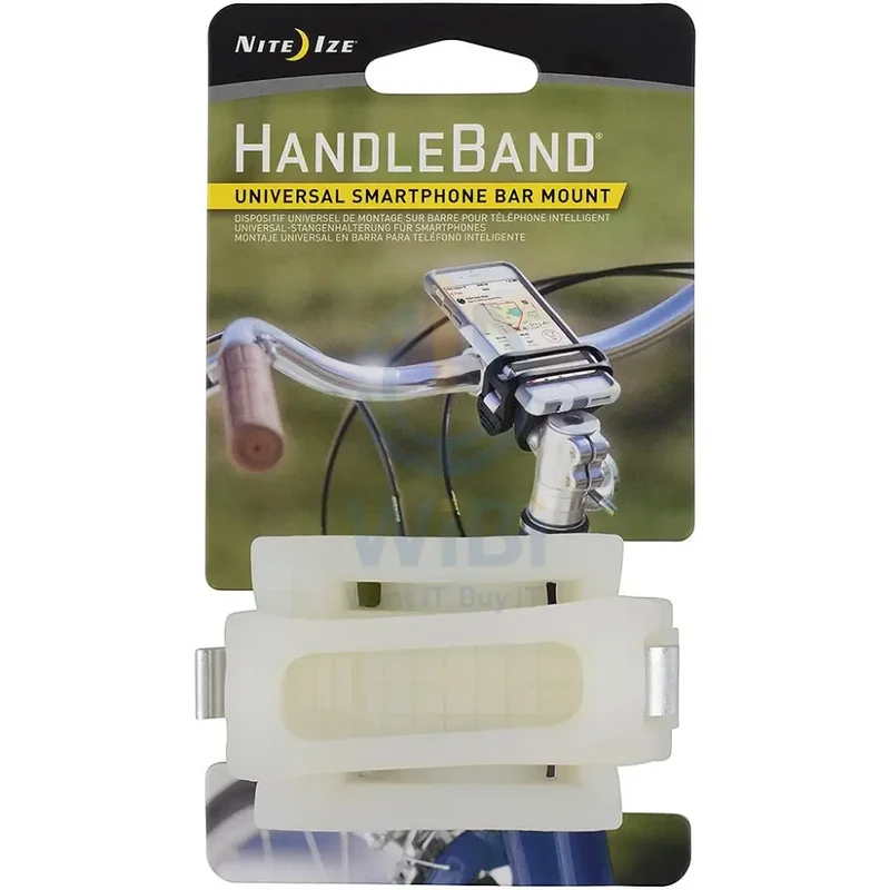 NiteIze HandleBand® Universal Smartphone Bar Bike Mount - Clear