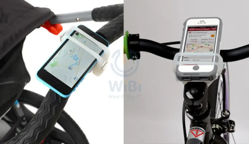 NiteIze HandleBand® Universal Smartphone Bar Bike Mount - Clear