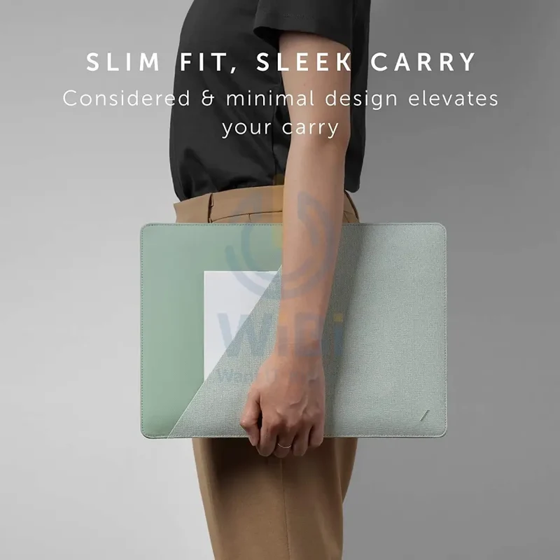 Native Union Stow Slim Sleeve for MacBook Air 13"/MacBook Pro 13"/Macbook 12" - Sage