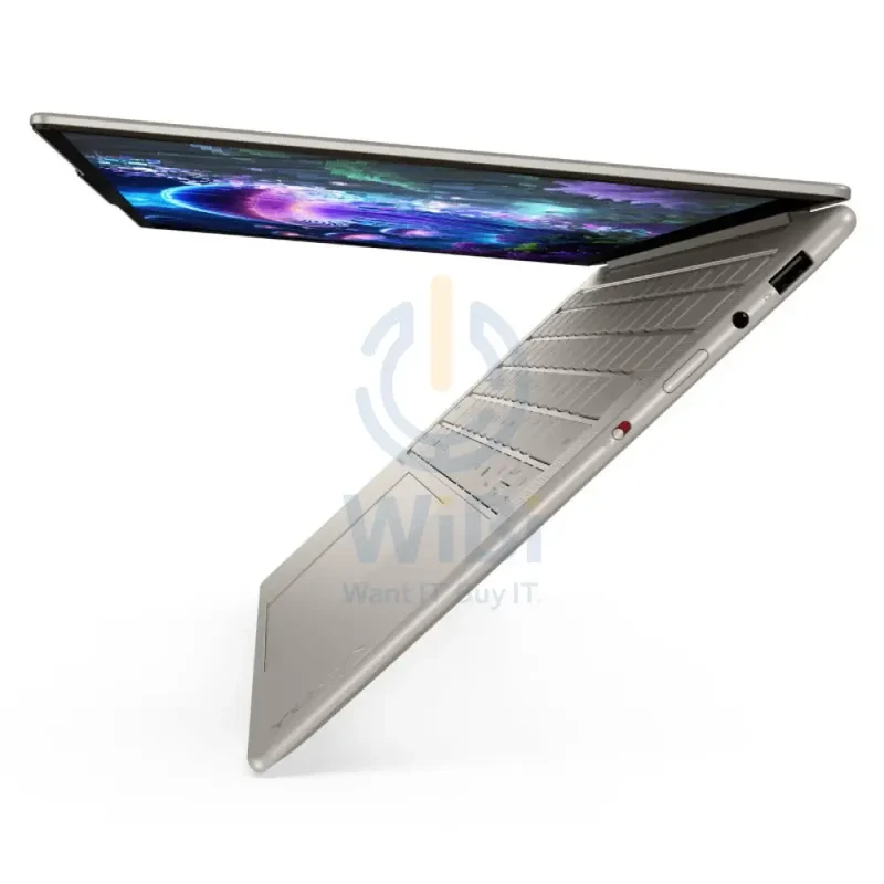 Lenovo Yoga Slim 7 Gen 10 Copilot+ PC - 14" 2.8K WQXGA+ (2880x1800) OLED / Ultra 7 258V / 32GB / 1TB (NVMe M.2 SSD) / Intel® Arc™ Graphics 140V / AI Boost, Up to 47 TOPS / Win 11 Home / 2YW / Arabic/English / Seashell - Laptop