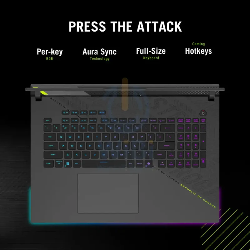 ASUS ROG Strix - 18" 2.5K WQXGA / RTX 5080 16GB VGA / Ultra 9 / 32GB / 1TB (NVMe M.2 SSD / Gray