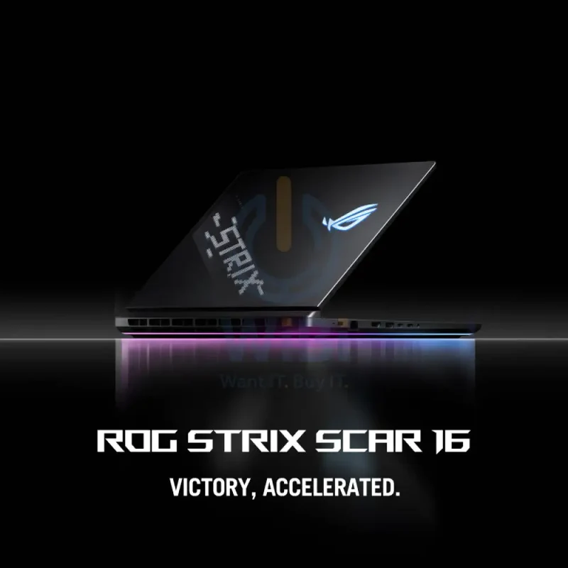 ASUS ROG Strix - 16" 2.5K WQXGA / RTX 5090 24GB VGA / Ultra 9 / 64GB / 2TB SSD / Black