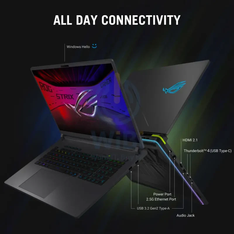 ASUS ROG Strix - 16" 2.5K WQXGA / RTX 5070 8GB VGA / i9 / 32GB / 1TB (NVMe M.2 SSD) / Gray
