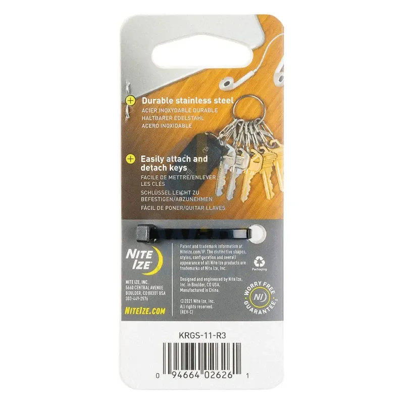 NiteIze KeyRing Steel S-Biner