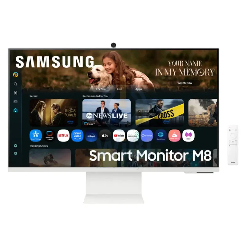 شاشة ذكية سامسونج حجم 32 بوصة M8 M80F - حجم 32.0 بوصة 4K UHD / 4 مللي ثانية / 60 هرتز / واي فاي / بلوتوث / HDMI 2.0/USB-C
