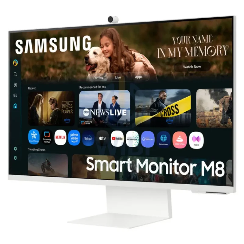 شاشة ذكية سامسونج حجم 32 بوصة M8 M80F - حجم 32.0 بوصة 4K UHD / 4 مللي ثانية / 60 هرتز / واي فاي / بلوتوث / HDMI 2.0/USB-C