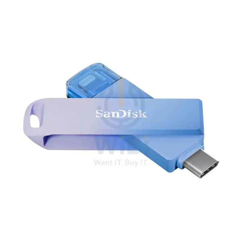 SanDisk Creator Phone Drive - 256GB / Up to 90 MB/s / Lightning / USB 3.2 Gen 1 Type-C / Adobe Lightroom 3-Months Subscription