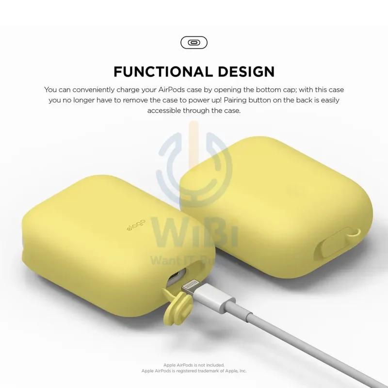 Elago AirPods 1&2 WaterProof Case - Creamy Yellow