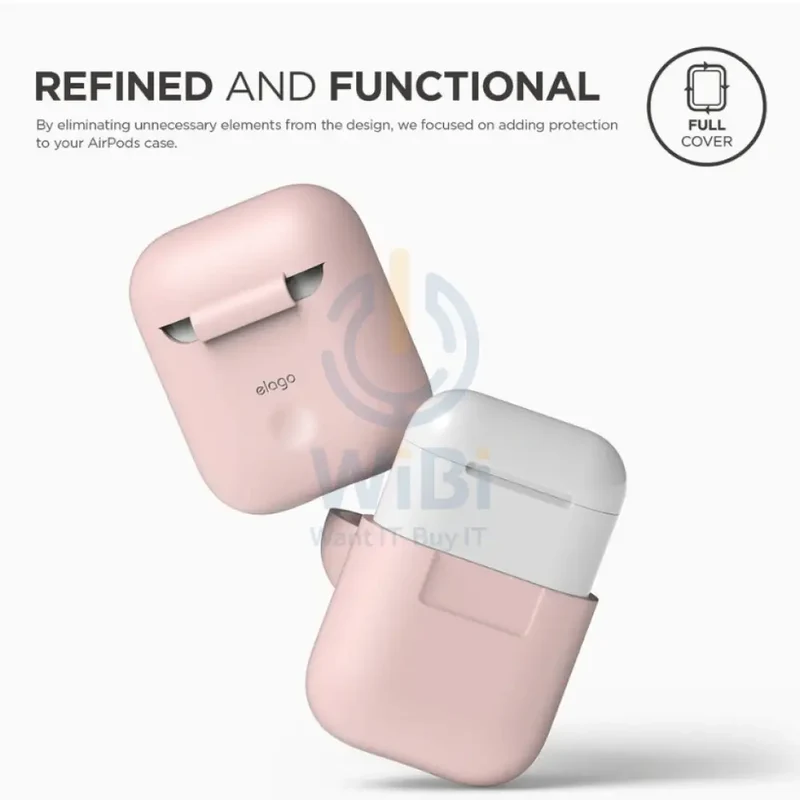 Elago AirPods 1&2 Silicone Case - Lovely pink