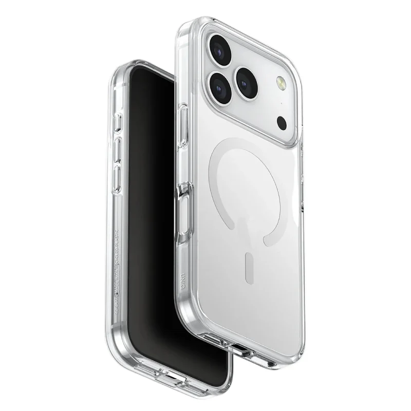 Uniq Hybrid Clario Magclick Charging Case For Apple iPhone 17 Pro - Lucent Clear