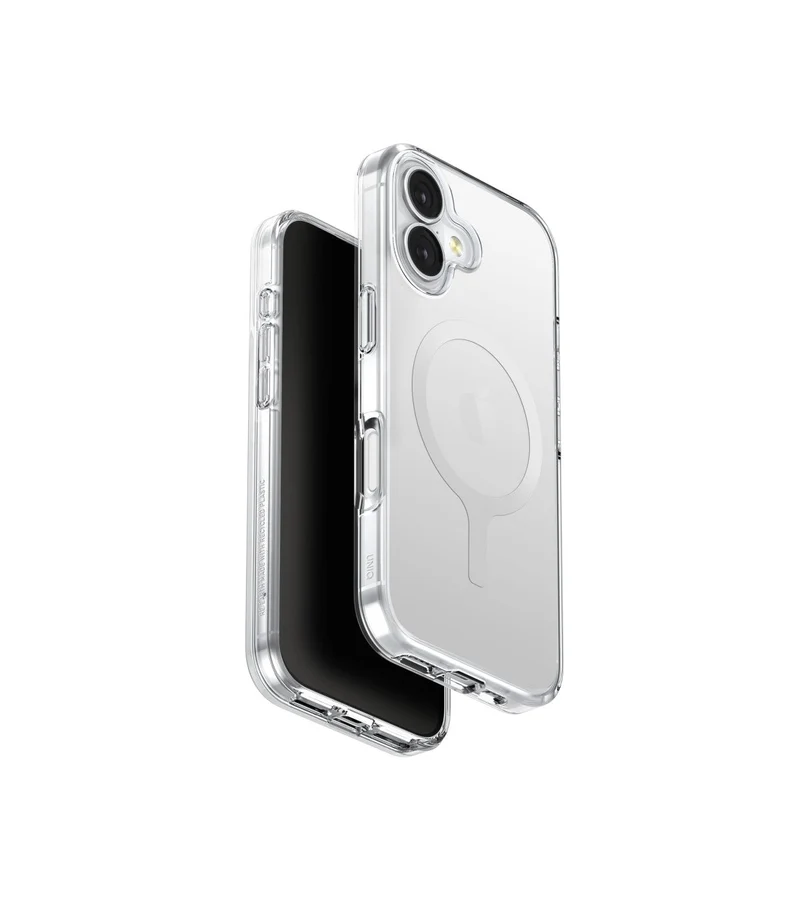 Uniq Hybrid Clario Magclick Charging Case For Apple iPhone 17 - Lucent Clear