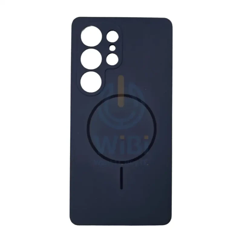 Magnetic MagSafe Silky Silicone Case - For Samsung Galaxy S25 Ultra / Pacific Blue