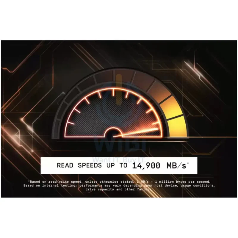 WD Black SN8100 NVMe SSD - 2TB / M.2 2280 / Up to 14900 MB/s / PCIe Gen 5.0x4 - SSD (Solid State Drive)