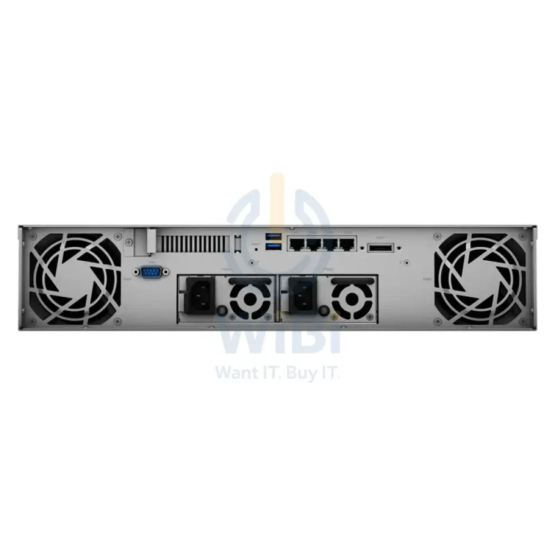وحدة تخزين شبكية سينولوجي راك ستيشن RS1221RP+ - SATA / 8 فتحات / يو إس بي / LAN / eSATA / راك (2U)
