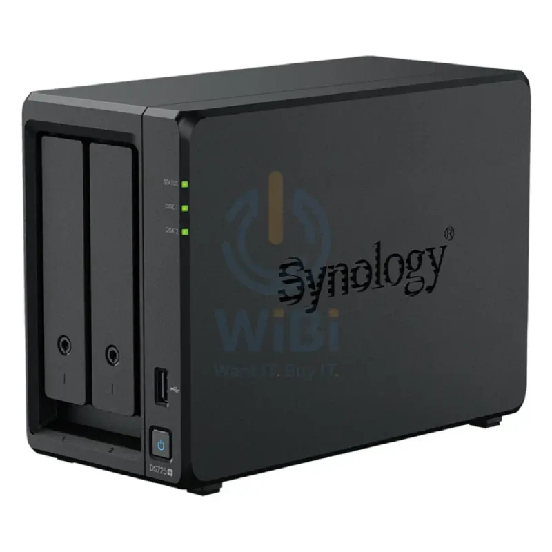 Synology DiskStation DS725+ - SATA / 2-Bays / NVMe / USB / USB Type-C / LAN / Desktop