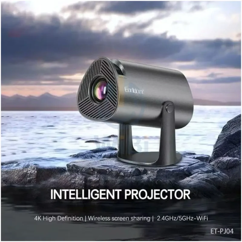 Earldom ET-PJ04 4K Ultra HD Projector - Black